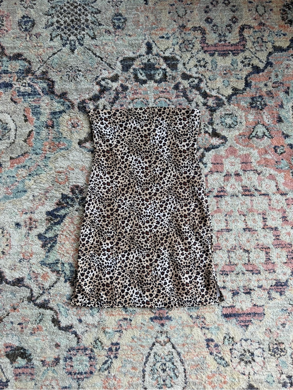 Vintage Cheetah Print Dress